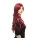 WIG ME UP 9321L-39 - Long Aubergine-Red Wet-Look Curly Wig | International Shipping Available - Buy Online on SooperMarket.com