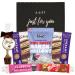 Hot Chocolate Gift Set - Cadbury Hot Chocolate x2 Galaxy Hot Chocolate x2 Clipper Hot Chocolate x1 Maltesers Hot Chocolate x1 Bundle With Mini Marshmallows 150g and Hot Chocolate Spoon