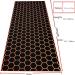 Hexagonal Stripes EVA Self-Adhesive Boat Decking Sheet - Non-Skid Marine Flooring for Yacht  RV  Swimming Pool - 94.5 x 35.4 Thick Mat - Buy Online on SooperMarket.com