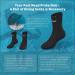 Hevto Diving Fins Socks 3/5mm Neoprene GBS | Sand Proof Beach Swim Socks | XS-3mm - Buy Online on SooperMarket.com