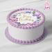 J & M Deco Edible Cake Toppers - Happy Birthday Motif - Fondant Cake Decoration - 20 cm Dining Paper - Perfect for Birthday Parties - Buy Online on SooperMarket.com
