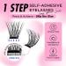 BEPHOLAN Self-Adhesive Lash Clusters Kit - 100pcs D Curl Eyelashes (10-16MM) with Tweezers - No Glue Needed for Easy Application - Buy Online on SooperMarket.com