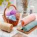 Microfiber Facial Wash Cloth Set - 12 Reusable Makeup Remover Cloths | Soft Cleansing Towel for Face | 10x10 Inch | Various Colors Available - Buy Online on SooperMarket.com