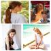 Buy AXEN 8PCS Elastic Hair Ties for Women & Girls | Soft Cotton Ponytail Holders for Thick & Curly Hair | Mix Colors Available - International Shipping - Buy Online on SooperMarket.com