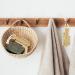 Double Sided Wooden Nail Brush with Hanging Rope - Fingernail and Toenail Cleaning Brushes - Buy Online on SooperMarket.com