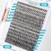 SISILILY 280pcs Lash Clusters - Fluffy 30D & 40D Individual Eyelash Extensions with Bond Seal Remover & Tweezers - Mega D Curl False Eyelashes Kit for International Shipping - Buy Online on SooperMarket.com