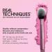 Real Techniques Glitter All The Way Brush & Sponge Set - Limited Edition Makeup Tools for Blending & Contouring | Latex-Free Holiday Gift - Buy Online on SooperMarket.com