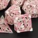 Metal Hollow Dragon Dice Set with Box - Custom RPG Dungeons and Dragons D&D Polyhedral Dice in Purple and Pink - Buy Online on SooperMarket.com