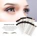 18 Sheets 180 Pairs 4D Hair-Like Eyebrow Tattoo Stickers - Waterproof Peel-Off Brow Transfers for Women - Brown - Buy Online on SooperMarket.com