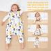TOGOU2S Baby Sleeping Bag with Legs 2.5 TOG 100% Cotton Wearable Blanket 90cm Blue - Autumn Winter Sleeping Bag for Baby Boys and Girls 100-110cm - Buy Online on SooperMarket.com