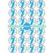 PRECUT Monster 7th Birthday Edible Cupcake Toppers - Monster Numbers Theme Premium Thickness SWEETENED VANILLA - wafer card disc cake decorations (Pack of 12) - Buy Online on SooperMarket.com