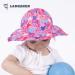 LANGZHEN Baby Girls Beach Sun Hat | Adjustable Toddler Kids Wide Brim Play Hat with Chin Strap | 6-12 Months - Buy Online on SooperMarket.com