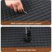 ZATOOTO Rear Car Seat Cover - Waterproof PU Leather Seat Mat for Back Seat Protection - Anti-Slip & Comfortable - Black - Buy Online on SooperMarket.com