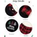 Amissz Christmas Family Pyjamas Set | Matching Holiday Sleepwear for Adults, Kids & Baby | Black Xmas Nightwear | Size 6-7 Years - Buy Online on SooperMarket.com