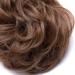 Silk-co Curly Hair Bun Scrunchie in Light Brown - 35g Synthetic Hair Extension - Buy Online on SooperMarket.com