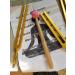 8 Gold Chakra Unweighted Tuning Fork Therapy Energy Healing with Mallet Velvet Pouch - Buy Online on SooperMarket.com