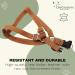 Dogissimi Handmade Leather Dog Harness for Small & Medium Dogs - Adjustable Ergonomic Italian Craftsmanship (Size L Chest 52-69 cm) - Buy Online on SooperMarket.com