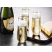 48 Pack Gold Rim Stemless Plastic Champagne Flutes - 9oz Disposable Toasting Glasses | Shatterproof, Recyclable, BPA-Free - Buy Online on SooperMarket.com