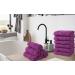 ERINA Cotton Washcloths Set of 12 - Heavy GSM 100% Pure Combed Cotton - Highly Absorbent Face Towels - Quick Drying Fingertip Towels - 12x12 Inch - Plum - Buy Online on SooperMarket.com