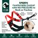 Dog Harness - No pull and No choke humane Design Non Pulling Pet Harness with Mesh vest Easy Step-in Adjustable Mesh Harness for control Red Medium by Sporn Medium Red - Buy Online on SooperMarket.com