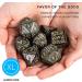 Wiz Dice Titan: Polyhedral Large Dice Set for RPG Games - Includes Wooden Dice Box - DND Jumbo Dice Set - Perfect for Dungeons and Dragons Adventure by Dungeon Master Nyx - Buy Online on SooperMarket.com