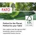 FATO Disposable Paper Napkins - 100 Pack Red 24x24 cm 4-Folded 2-Layer Eco-Friendly & FSC Certified for Aperitifs & Cocktails - Buy Online on SooperMarket.com