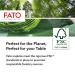 Fato Disposable Napkins 50 Pack - 33x33cm 2-Layer Apple Green - Ideal for Lunch & Buffets - 100% Pure Cellulose FSC Certified - Buy Online on SooperMarket.com