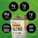 Sprouted Protein Unflavoured 1kg | Vegan plant-based organic gluten-free Beige & Athlete's Blend Protein Powder Chocolate Flavour 1 kg - Buy Online on SooperMarket.com