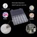 Snowkingdom Plastic Grid Box Storage Organizer Case - 3 Pack with Adjustable Dividers | 36 Grids + 2x15 Grids | Free Letter Stickers included - Buy Online on SooperMarket.com