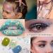 Ownest 12 Colors Holographic Chunky Glitter Gel Set - Christmas Party Makeup for Face, Body, Eyes, Lips, Hair, and Nails - Festive Chunky Glitter Eyeshadow - Mixable Formula, No Glue Needed - Buy Online on SooperMarket.com