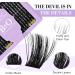Lash Clusters 208 PCS D Curl Volume Individual Eyelash Extensions Kit - Soft Wispy False Lashes - DIY Lash Extensions 8-16mm - Comfortable Band - Pack of 1 - Buy Online on SooperMarket.com