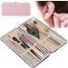 23Pcs Stainless Steel Double Headed Ear Spoons Set - Ear Wax Removal Tool with Spiral Tips for Ear Care - Cherry Powder Ear Picking Set - Buy Online on SooperMarket.com