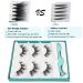 Goo Goo 16mm Siberian 3D Mink Eyelashes 3 Pairs Set - Handmade Crossed Cluster Daily Style - Buy Online on SooperMarket.com