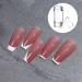 French Double Head Nail Art Tool with Scraper Silicone Seal Printing Transfer Nail Stamp Scraper Stamp for Manicure (Single+Double Head) - Buy Online on SooperMarket.com