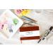 Linden Art Watercolor Journal - 140lb (300 GSM), 64 Cold Pressed Pages, 8.5x5.5 inches - Watercolor/Mixed Media Travel Journal with Brown PU Leather Cover - Buy Online on SooperMarket.com