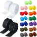15 Colors 30 Yard Sew on Hook and Loop Tape 1 Inch Wide Nylon Fabric Fastening Tapes Set Non-Adhesive Style for DIY Craft Supplies  Each Color Contains 1 Yard Hook and 1 Yard Loop