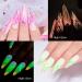 Glow in the Dark Spider Gel Nail Art - 6 Colors Luminous Drawing Gel for DIY Manicure | UV LED Soak Off Elastic Line Painting Gel with Brushes - Buy Online on SooperMarket.com
