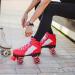 FOMOTEAM Roller Skate Wheels 58mm 82A (Set of 8) - Red | Indoor/Outdoor Use - Buy Online on SooperMarket.com