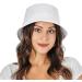 Umeepar Unisex Cotton Packable Bucket Hat Sun Hat - White - Buy Online on SooperMarket.com