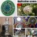 260g Clear Triangle Glass Mirror Tiles - Mini Decorative Mosaic Tiles for Crafts & Jewelry Making - Buy Online on SooperMarket.com