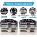 Finger Strengthener Hand Resistance Bands - Improve Grips Performance with 8pcs Finger Exerciser for Grip Strength Trainer and Muscle Exercises (4 Levels 6.6lb, 8.8lb, 11lb, 13.2lb) - Buy Online on SooperMarket.com