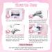 Beauty7 Magnetic-Eyelashes Natural Look 1 Pair Reusable Magnetic Lashes Kit with Applicator No Glue Needed False Eyelashes Srtrips - Buy Online on SooperMarket.com