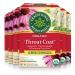 Traditional Medicinals Organic Throat Coat Lemon Echinacea Seasonal Tea 16 Count (Pack of 6)