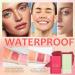 Beautfave 3-in-1 Cream Blush Stick Waterproof & Lightweight Blush for Lip, Cheek, and Eye Pink - Buy Online on SooperMarket.com