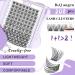 208 PCS D-8-16MM D Curl Volume Cluster Lashes Kit - DIY Eyelash Extensions - Buy Online on SooperMarket.com