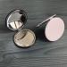 Zcooooool Round Folding Makeup Mirror 8CM - Professional Double-Sided Compact Mirror, PU Surface, Handbag Mirror, White - Buy Online on SooperMarket.com