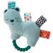 Taggies Original Shake & Teethe Baby Teether Rattle  5-Inches  Arctic Bear