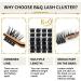 Cluster Lashes C-10mm 72 Clusters B&Q | Mega Volume DIY Eyelash Extensions | Soft Fluffy C D Curl Individual Lash Clusters - Buy Online on SooperMarket.com
