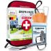 Urban Medical Outdoor First aid set from Germany |Fully equipped first -aid kit including Maltese emergency brochure |Rescue blanket and rain poncho |Suitable for car and bike |DIN13167