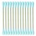 1050pcs CGR Organic Cotton Swabs - Double-Tipped Bamboo Sticks - Compostable - Travel Pack (3 Pack) - Buy Online on SooperMarket.com